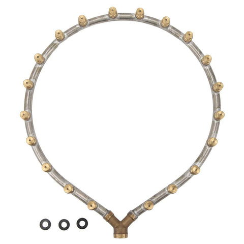 Multifunctional Annular Nozzle G3/8 Female Thread Multi Head Ring Shaped Atomizing Nozzle for Garden Agricultural Irrigation 20 Head In Australia - Darrahopens