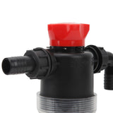 Water Pump Strainer Filter with 60 Mesh Stainless Steel Filter Screen High Flow Pipeline Filter Transparent Design 25mm Interface ( G1 Pipe)