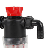 Water Pump Strainer Filter with 60 Mesh Stainless Steel Filter Screen High Flow Pipeline Filter Transparent Design 25mm Interface ( G1 Pipe)