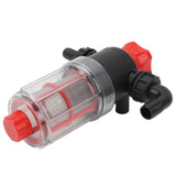 Water Pump Strainer Filter with 60 Mesh Stainless Steel Filter Screen High Flow Pipeline Filter Transparent Design 19mm Interface ( G3/4 Pipe)