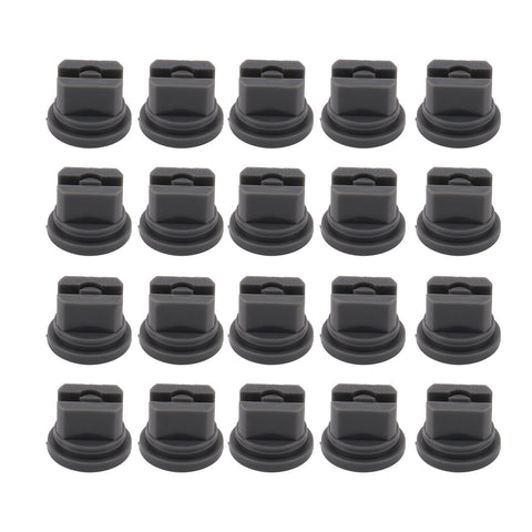 20 Pcs Flat Fan Spray Tip Uniform Spray Distribution 110 Degree Agricultural Sprayer Atomizing Nozzle 30.2mm Bore Diameter