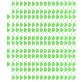 100PCS Greenhouse Clamp Plastic Double Head Shading Garden Hoop Greenhouse Clip Fiberglass Gardening Supplies 5mm Light Green