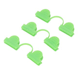 100PCS Greenhouse Clamp Plastic Double Head Shading Garden Hoop Greenhouse Clip Fiberglass Gardening Supplies 5mm Light Green