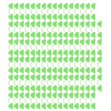 100PCS Greenhouse Clamp Plastic Double Head Shading Garden Hoop Greenhouse Clip Fiberglass Gardening Supplies 6mm Light Green