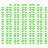 100PCS Greenhouse Clamp Plastic Double Head Shading Garden Hoop Greenhouse Clip Fiberglass Gardening Supplies 6mm Light Green