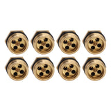 20PCS Brass Misting Nozzles 1/2 Inch Adjustable Dust Removal Cooling Atomizers Nozzles for Lawn Garden