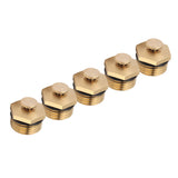 20PCS Brass Misting Nozzles 1/2 Inch Adjustable Dust Removal Cooling Atomizers Nozzles for Lawn Garden