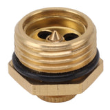 20PCS Brass Misting Nozzles 1/2 Inch Adjustable Dust Removal Cooling Atomizers Nozzles for Lawn Garden