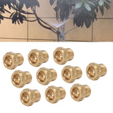10PCS Misting Nozzle Brass Multiple Holes Anti Corrosion Fine Misting Water Nozzles for Cooling System Garden Lawn M14x1.5 In Australia - Darrahopens