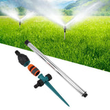 Automatic Rotating Sprinkler 360 Degree Rotation Unipod Sprinkler for Yard Garden Lawn Vegetable