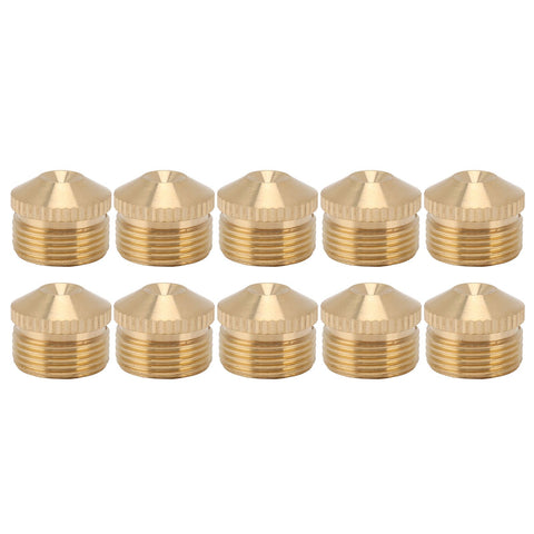 10pcs Brass Misting Nozzles Fog Sprinkler Head for Factory Site Coal Mine Garden Lawn Cooling System G3/4 Inch In Australia - Darrahopens