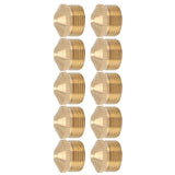 10pcs Brass Misting Nozzles Fog Sprinkler Head for Factory Site Coal Mine Garden Lawn Cooling System G3/4 Inch