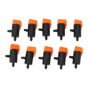 10 Pcs Irrigation Drippers 0 to 200L Adjustable Drip Emitters Micro Spray Water Flow Irrigation Sprinkler Drip Watering System Parts In Australia - Darrahopens