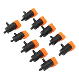 10 Pcs Irrigation Drippers 0 to 200L Adjustable Drip Emitters Micro Spray Water Flow Irrigation Sprinkler Drip Watering System Parts