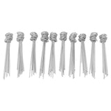 100PCS Ground Nail Galvanized Iron Rust Proof Artificial Turf Stakes for Weed Barriers Tent Garden Cloth Sunshade Net