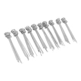 100PCS Ground Nail Galvanized Iron Rust Proof Artificial Turf Stakes for Weed Barriers Tent Garden Cloth Sunshade Net