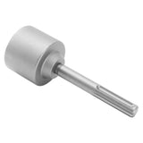 T Post Driver 5 Pits Shank Steel Fence Post Driver Hand Post Pounder Hammer Drill Attachment 20cm Length 65mm / 2.6in
