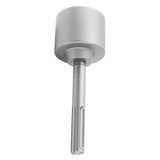 T Post Driver 5 Pits Shank Steel Fence Post Driver Hand Post Pounder Hammer Drill Attachment 20cm Length 65mm / 2.6in