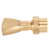 Fountain Nozzle Brass G3/4 Female Thread 25mm Narrow Fan Shaped Pond Sprinkler for Garden Pond Amusement Park Museums