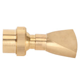 Fountain Nozzle Brass G3/4 Female Thread 25mm Narrow Fan Shaped Pond Sprinkler for Garden Pond Amusement Park Museums