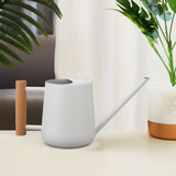 Watering Can 900ml Stainless Steel Long Spout Wooden Handle Elegant Flower Watering Pot for Garden Family Outdoor White In Australia - Darrahopens