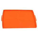 Griddle Mat Silicone Grill Cover Protective Grill Cover BBQ Grill Mat for Outdoor Cooking 22in Orange Handle In Australia - Darrahopens