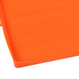 Griddle Mat Silicone Grill Cover Protective Grill Cover BBQ Grill Mat for Outdoor Cooking 22in Orange Handle In Australia - Darrahopens