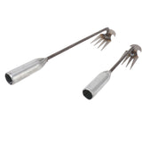 2Pcs Weeding Artifact Uprooting Weeding Tool 4 Teeth Dual Purpose Weeder Weed Puller Manual Household Agricultural Tool