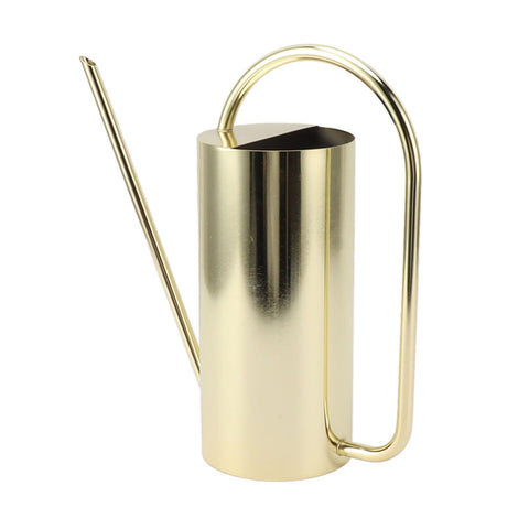Plants Watering Can Long Spout 1500ml Large Capacity Watering Kettle Stainless Steel Pot Gardening Supplies Gold Color In Australia - Darrahopens