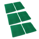 6 Pcs Chicken Nesting Box Pads PE Chicken Nesting Pads for Coop Chicken Egg Laying Accessory Green
