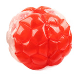 Inflatable Bump Ball Human Collision Ball PVC Body Bubble Bounce Ball for Outdoor Activities 90x80cm Red Transparent