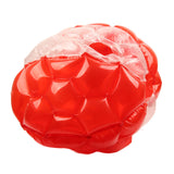 Inflatable Bump Ball Human Collision Ball PVC Body Bubble Bounce Ball for Outdoor Activities 90x80cm Red Transparent