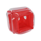 Inflatable Bubble Ball Safe PVC Body Bumper Bubble Bounce Ball for Family Gathering Picnic Camping Red