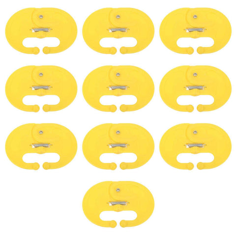 10 Pcs Calf Weaner Spring Lock High Tensile Strength Lengthened Widened PP Calf Nose Thorn Milk Sucking Preventer In Australia - Darrahopens