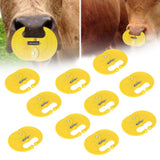 10 Pcs Calf Weaner Spring Lock High Tensile Strength Lengthened Widened PP Calf Nose Thorn Milk Sucking Preventer