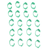 100pcs Chicken Identification Leg Bands Adjustable DIY Clip On Duck Bands for Geese Pigeons Green In Australia - Darrahopens