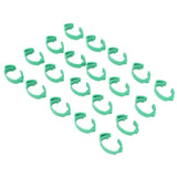 100pcs Chicken Identification Leg Bands Adjustable DIY Clip On Duck Bands for Geese Pigeons Green In Australia - Darrahopens