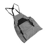 Harvest Bag Fruit Picking Apron Large Capacity Oxford Cloth Quick Release Garden Pouch for Orchard Garden Farm Grey