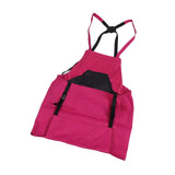 Harvest Bag Fruit Picking Apron Large Capacity Oxford Cloth Quick Release Garden Pouch for Orchard Garden Farm Rose Red