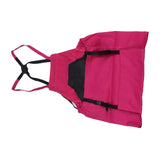 Harvest Bag Fruit Picking Apron Large Capacity Oxford Cloth Quick Release Garden Pouch for Orchard Garden Farm Rose Red