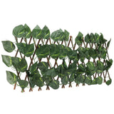 Artificial Hedges Fence Simulation Expandable Sun Protection Waterproof Artificial Topiary Hedge Plant for Garden Epipremnum Aureum Leaves In Australia - Darrahopens