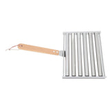 Detachable Stainless Steel Hot Dog Sausage Roller Rack Steamer With Extra Long Wood Handle 4 Skewers 6 Stick Design BBQ Tools S In Australia - Darrahopens