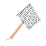 Detachable Stainless Steel Hot Dog Sausage Roller Rack Steamer With Extra Long Wood Handle 4 Skewers 6 Stick Design BBQ Tools L In Australia - Darrahopens