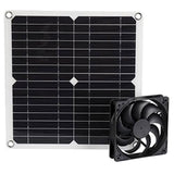 12W 12V Solar Panel Powered Fan Efficient Energy Conversion Solar Panel Dual Fan Kit In Australia - Darrahopens