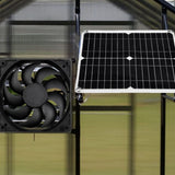 12W 12V Solar Panel Powered Fan Efficient Energy Conversion Solar Panel Dual Fan Kit In Australia - Darrahopens