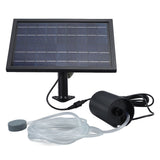 Solar Air Pump with 2 Bubble Stones with Hose 8W 10V 2400mAh ABS and Polysilicon Solar Oxygen Pump for Pond Pool