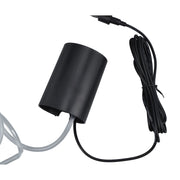 Solar Air Pump with 2 Bubble Stones with Hose 8W 10V 2400mAh ABS and Polysilicon Solar Oxygen Pump for Pond Pool