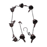 Rain Chain Outdoor Mobile Birds Cup Rain Chain Decorative Replacement for Gutters Downspouts In Australia - Darrahopens