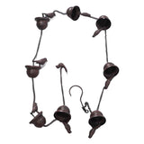 Rain Chain Outdoor Mobile Birds Cup Rain Chain Decorative Replacement for Gutters Downspouts In Australia - Darrahopens