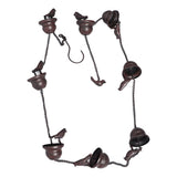 Rain Chain Outdoor Mobile Birds Cup Rain Chain Decorative Replacement for Gutters Downspouts In Australia - Darrahopens